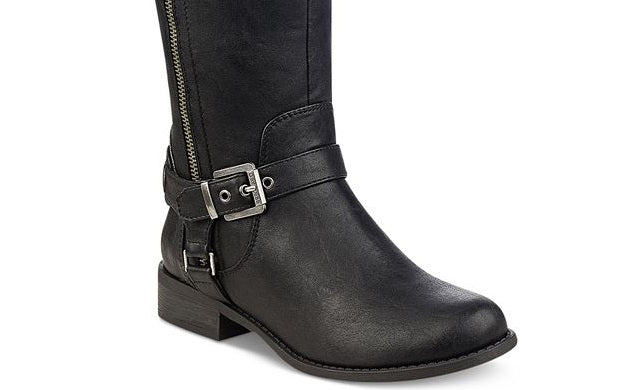 Guess Women's Harson5 Closed Toe Knee High Fashion Boots Dark Brown Size 9 MW