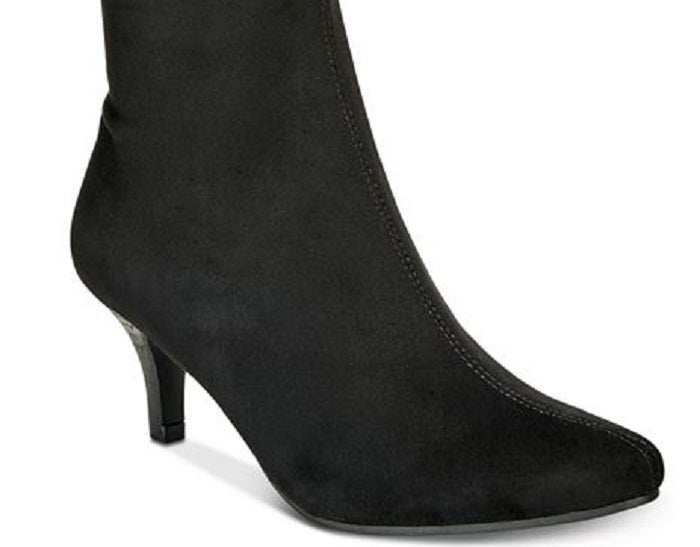 Impo Noland Wide-Width Wide-Calf Pointed-Toe Boots Fabric  Black Size 8W