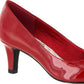 Easy Street Women's Pointe Slip On Pumps Red Size 8.5N