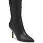 Marc Fisher Women's Thora Leather Pointed Toe Over Knee Fashion Boots Black Multi Size 5 M