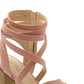 XOXO Women's Eden Faux Suede Strappy Dress Pink Size 9