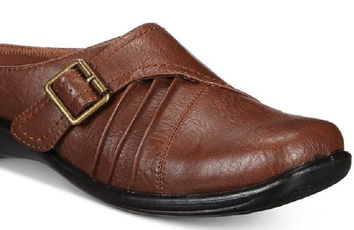 Easy Street Women's Hart Comfort Mules Brown Size 7 N