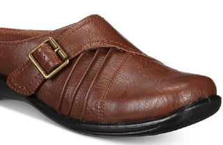 Easy Street Women's Hart Comfort Mules Brown Size 7 N