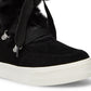 Steve Madden Women's Wharton Faux Fur Sneaker Bootie Black Size 6 M