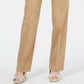 Charter Club Women's Tummy Control Trouser Brown Size 12