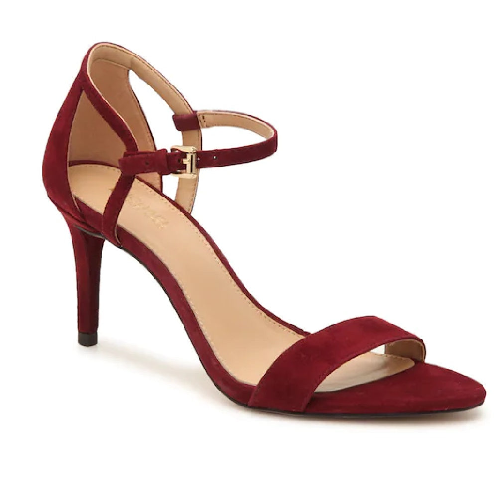 Michael Kors Women's Simone Sandal Wine Size 10