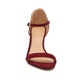 Michael Kors Women's Simone Sandal Wine Size 10