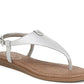 Caleres Inc Women's Carolina Sling Back Sandals -Silver Size 5.5 M -