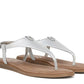 Caleres Inc Women's Carolina Sling Back Sandals -Silver Size 5.5 M -