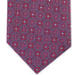Tasso Elba Men's Neat Silk Classic Neck Tie Red Size Regular
