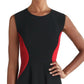 Tommy Hilfiger Women's Colorblock Sleeveless Scuba Dress Black Size 10