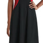 Tommy Hilfiger Women's Colorblock Sleeveless Scuba Dress Black Size 10