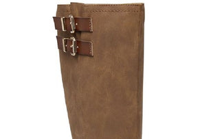 Guess Women's Harson5 Wide Calf Knee High Boots Brown Size 9W-WC