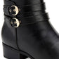 Charter Club Women's Jaimee Closed Toe Ankle Fashion Boots -Brown Size 6.5 M