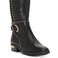 Material Girl Women's Bravy Faux Suede Tall Over the Knee Boots Black Size 6 M