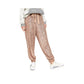 Free People Women's Night Moves Sequin Harem Pants Gold Size S