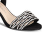 Caparros Women's Quirin Slingback Open Toe Dress Heels Gray Size 6.5 M