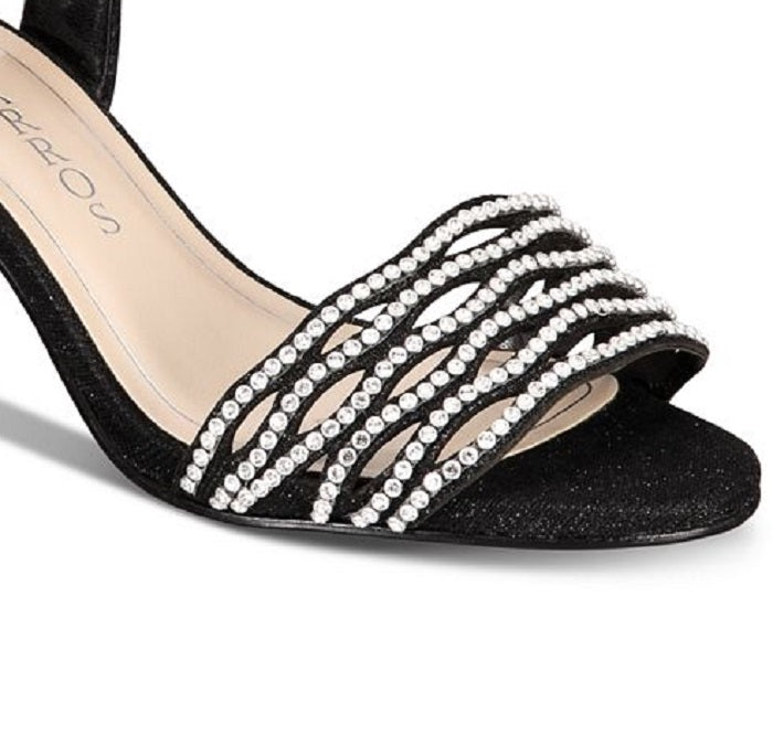 Caparros Women's Quirin Slingback Open Toe Dress Heels Gray Size 6.5 M