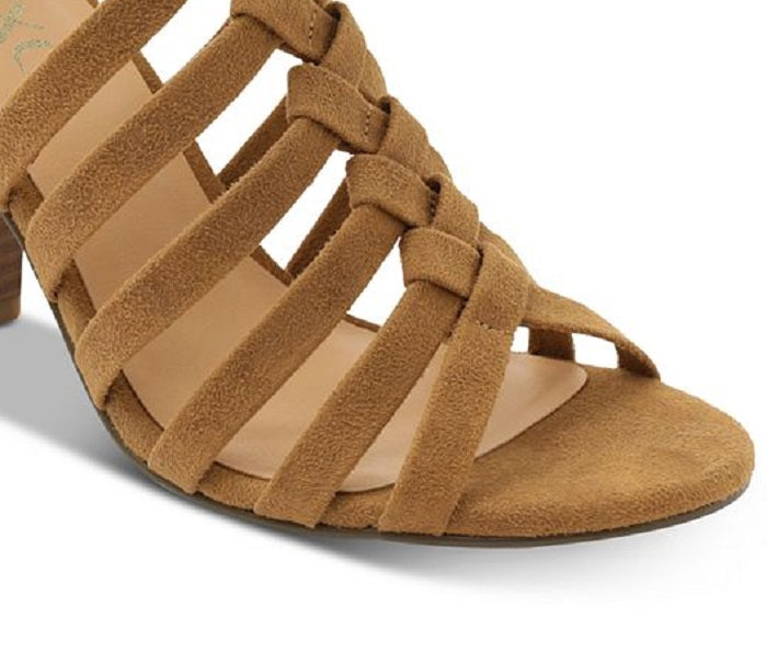 XOXO Women's Basset Strappy Sandal Shoes Brown Size 7