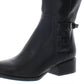 Tommy Hilfiger Women's Merritt Faux Leather Riding Boots Black Size 7 M