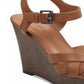 Indigo Rd. Women's Kady Wedge Sandals Brown Size 10 M