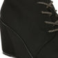 Carlos by Carlos Santana Women's Wills Lace up Wedge Black Size 9 M