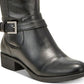Style & Co Women's Luciaa Textured Knee High Riding Boots Black Size 6 M