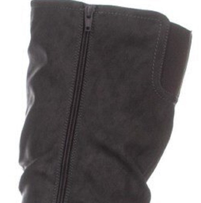 Cliffs by White Mountain Women's Fairfield Almond Toe Knee Gray Size 11 M