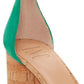 INC International Concepts Women's Wanada Open Toe Ankle Strap Classic Pumps Green Size 9.5 M-WC