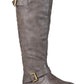 Journee Collection Women's Spokane Boot Brown Size 9.5M