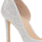 Inc Women's Kenjay D'Orsay Pumps Bling Silver Size 6.5
