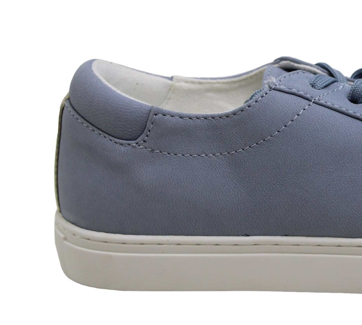Kenneth Cole Women's Kam Leather Low Top Lace up Fashion Sneakers Blue Size 9 M