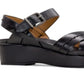 Patricia Nash Women's Leila Wedge Sandals Black Size 9.5 M