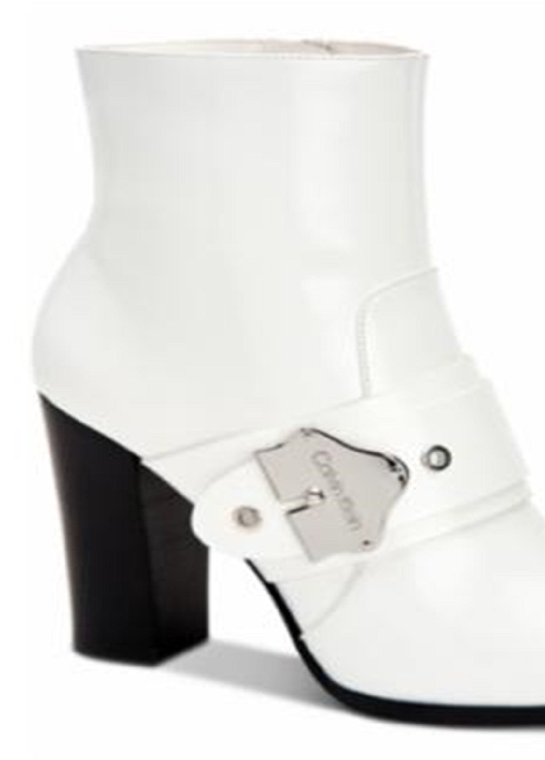Calvin Klein Women's Cai Bootie White Size 9 M