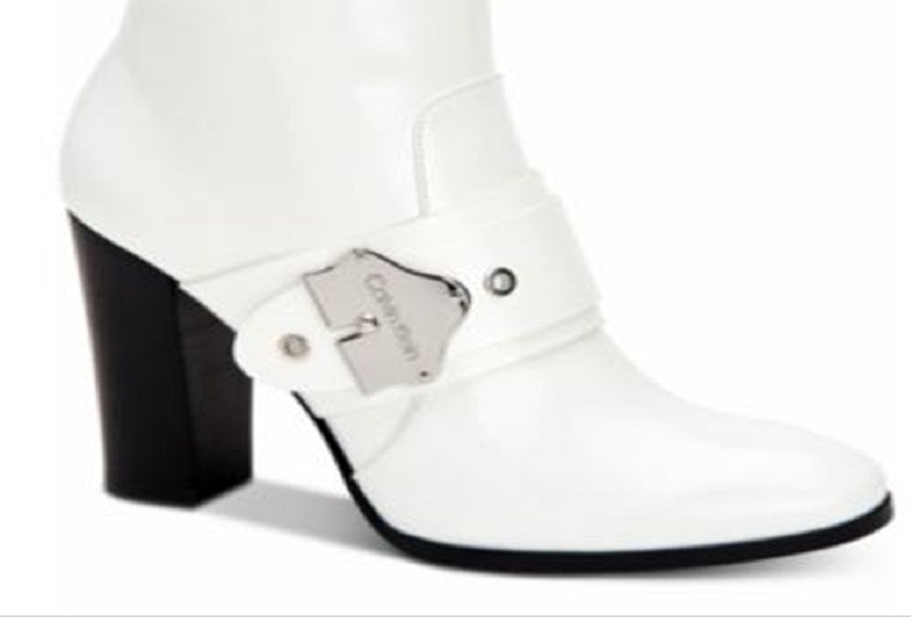 Calvin Klein Women's Cai Bootie White Size 9 M