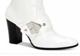 Calvin Klein Women's Cai Bootie White Size 9 M