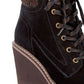 Tommy Hilfiger Women's Solenne Boot Black Multi  Size 9.5