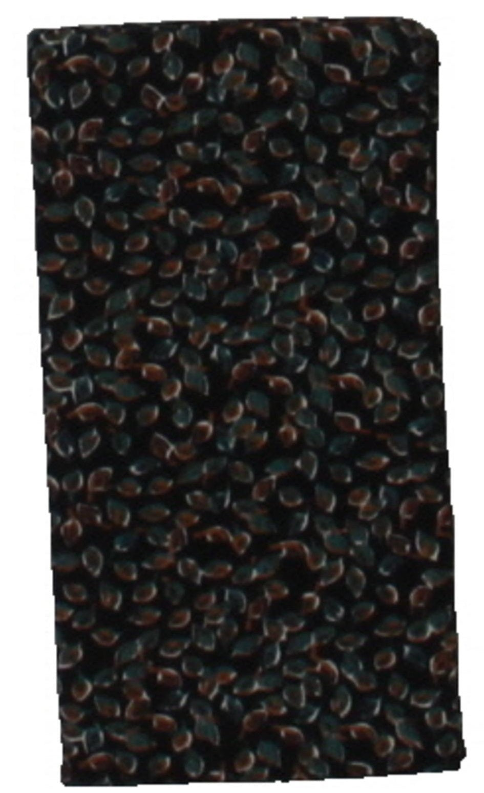 Four in Hand Men's Damon Floral Formal Pocket Square Black Size Regular