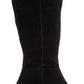 Style & Co. Women's Izalea Leather Almond Toe Knee High Fashion Black Size 8 M