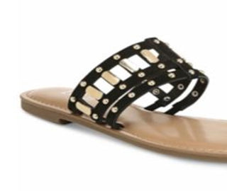 Bar III Women's Avah Open Toe Casual Slide Sandals Brown Size 7 M