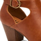 Style & Co Women's Kennaa Cutout Shooties Brown Size 8 M