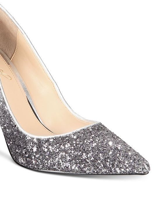 Jewel Badgley Mischka Women's MaltaPointed Toe Pumps Silver Size 9 M