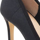 Inc Women's Khari Striped Knit Pumps  Black Size 9M
