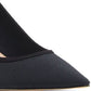 Inc Women's Khari Striped Knit Pumps  Black Size 9M