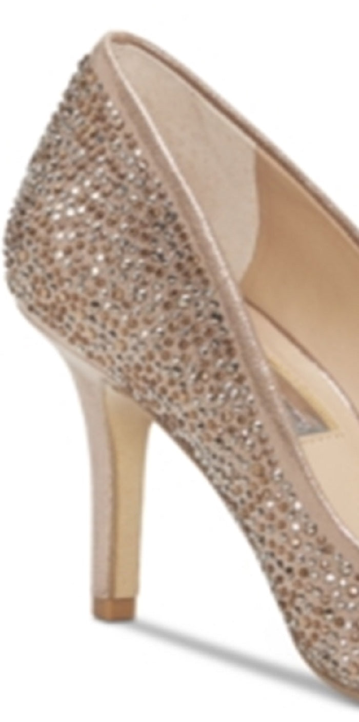 INC International Concepts Women's Zitah6 Fabric Pointed Toe Classic Pumps Brown Size 6 M