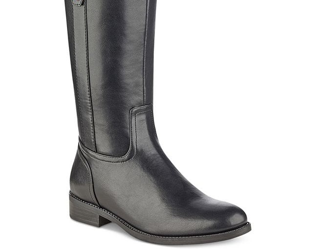 Tommy Hilfiger Women's Ilia4 Almond Toe Knee High Fashion Black Size 5.5 M