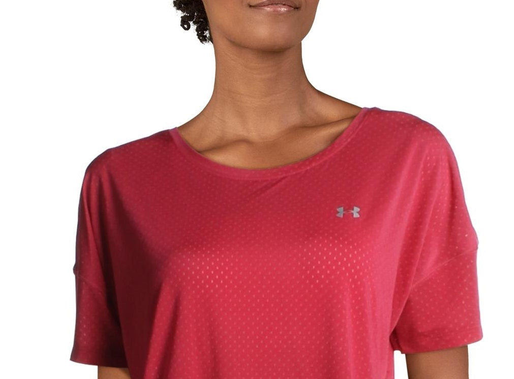 Under Armour Women's Fitness Running T-Shirt Red Size Small