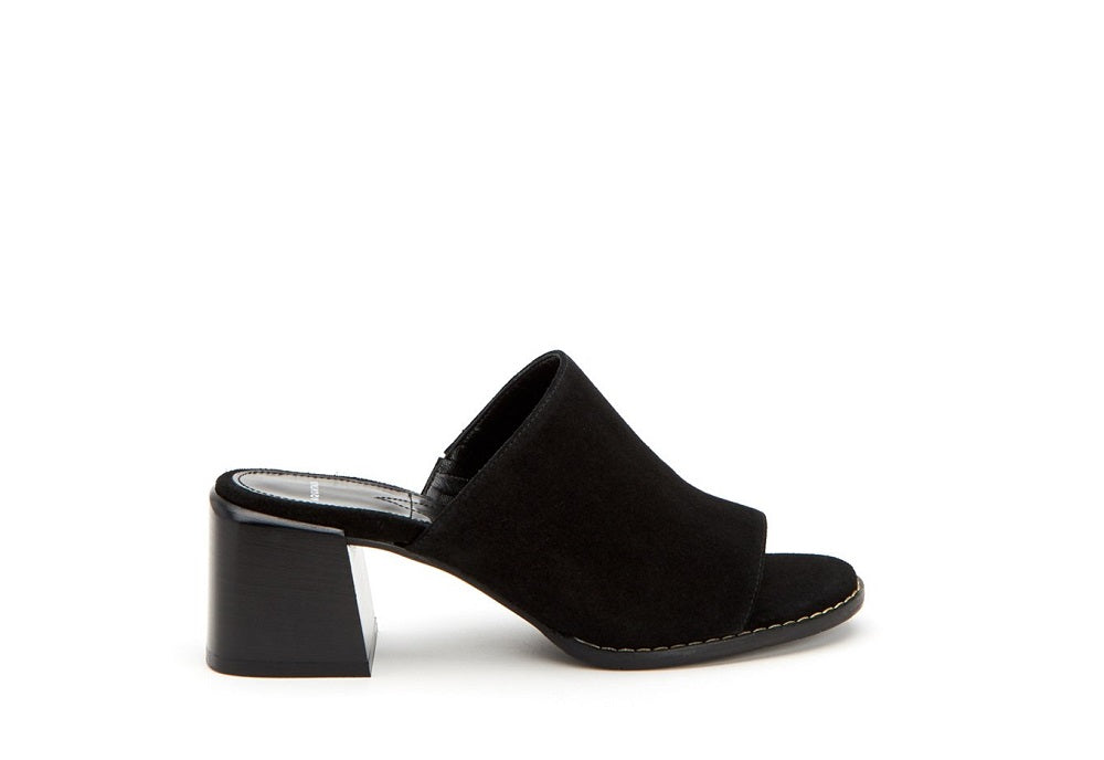 Aquatalia Women's Jayne Waterproof Suede Sandal Navy Size 9.5M