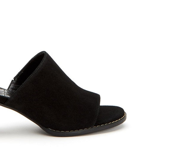 Aquatalia Women's Jayne Waterproof Suede Sandal Navy Size 9.5M