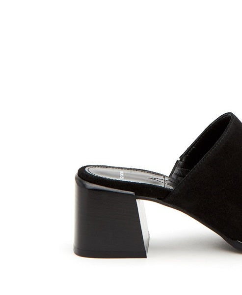 Aquatalia Women's Jayne Waterproof Suede Sandal Navy Size 9.5M